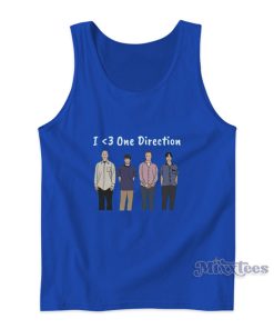 I Love One Direction Weezer Tank Top For Unisex I Love One Direction Weezer Tank Top For Unisex