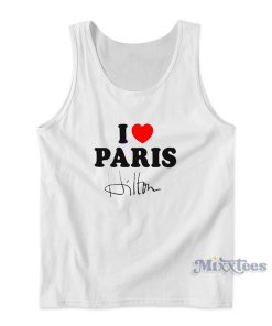 I Love Paris Hilton Tank Top for Unisex