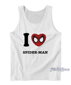 I Love Spider Man Tank Top For Unisex