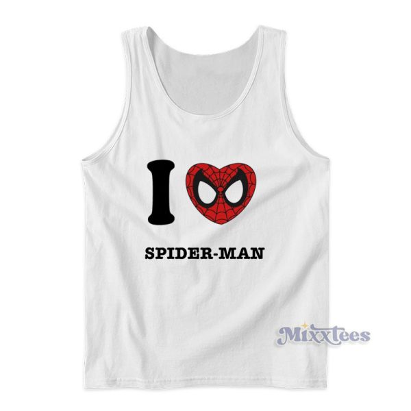 I Love Spider Man Tank Top For Unisex I Love Spider Man Tank Top For Unisex