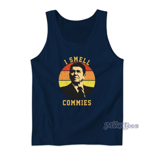 I Smell Commies Ronald Reagan Tank Top For Unisex