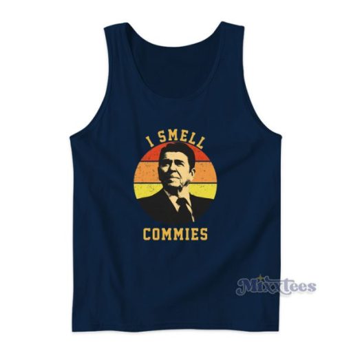 I Smell Commies Ronald Reagan Tank Top For Unisex