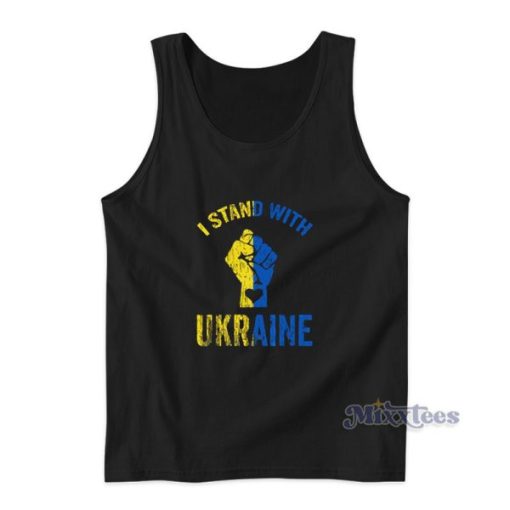 I Stand With Ukraine Tank Top For Unisex