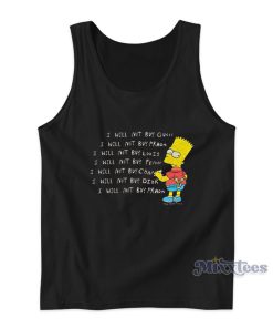 I Will Not Buy Bart Simpson Mega Yacht Tank Top I Will Not Buy Bart Simpson Mega Yacht Tank Top