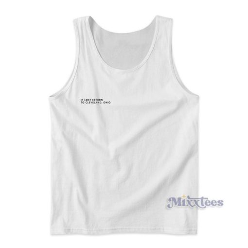 If Lost Return To Cleveland Ohio Tank Top