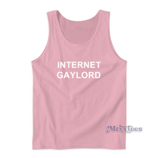 Internet Gaylord Tank Top Cheap Custom