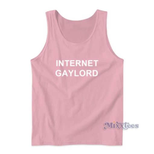 Internet Gaylord Tank Top Cheap Custom