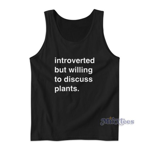 Introverted But Willing to Discuss Cars Tank Top for Unisex