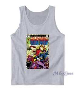 Iron Man Demon In A Bottle Comic Tank Top