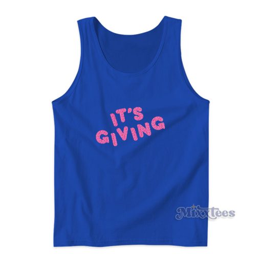 It’s Giving Logo Tank Top For Unisex