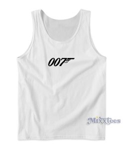 James Bond 007 Logo Tank Top for Unisex James Bond 007 Logo Tank Top for Unisex
