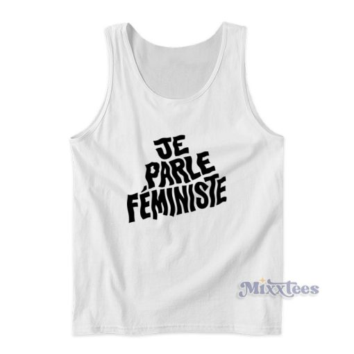 Je Parle Feministe Tank Top