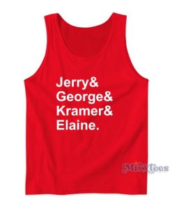 Jerry and George and Kramer and Elaine Tank Top for Unisex