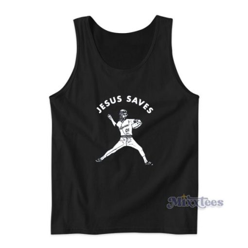 Jesus Saves Baseball Tank Top for Unisex