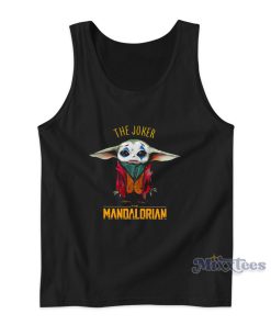 Joker Baby Yoda Mandalorian Tank Top for Unisex