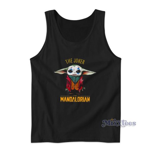 Joker Baby Yoda Mandalorian Tank Top for Unisex