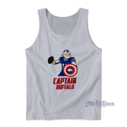 Josh Allen Buffalo Bills Captain Buffalo Tank Top