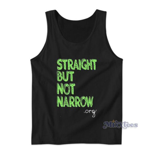 Josh Hutcherson Straight But Not Narrow Org Tank Top