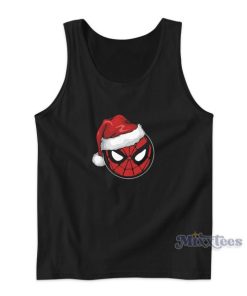Junior’s Marvel Christmas Spider Man Santa Hat Tank Top