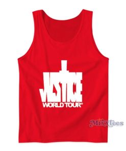 Justice World Tour Justin Bieber Tank Top For Unisex