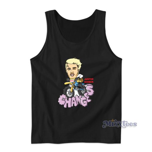 Justin Bieber Changes Motocross Tank Top