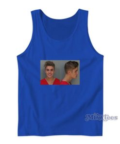 Justin Bieber Mugshot Photo Tank Top