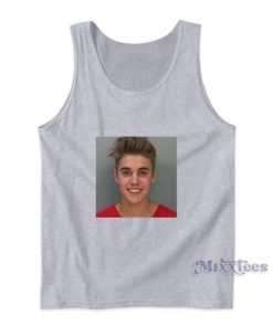 Justin Bieber Mugshot Tank Top
