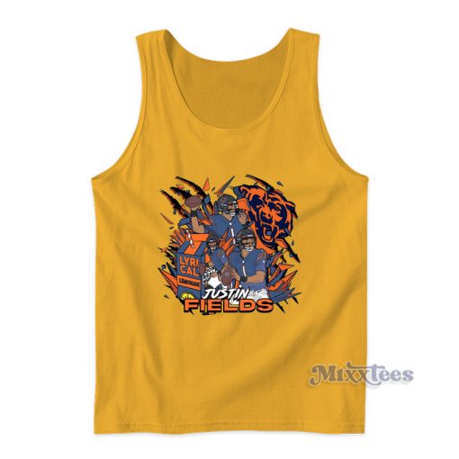 Justin Fields Lyrical Lemonade Chicago Bears Tank Top