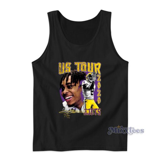 Justin Jefferson U S Tour Tank Top Cheap Custom