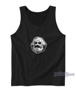 Karl Marx in Black Metal Corpse Paint Tank Top Karl Marx in Black Metal Corpse Paint Tank Top