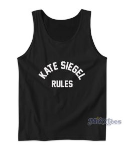 Kate Siegel Rules Tank Top For Unisex