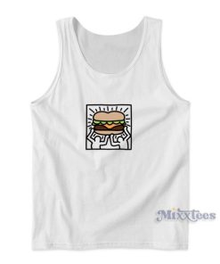 Keith Haring Burger Tank Top for Unisex