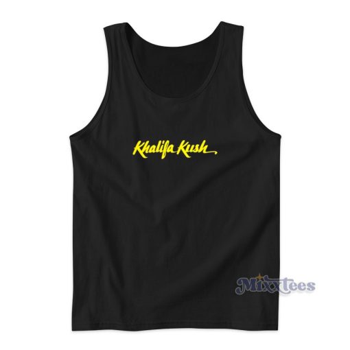 Khalifa Kush Logo Tank Top for Unisex