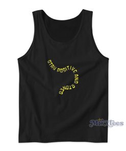 Khalifah Kush Stay Positive And Stoned Tank Top Khalifah Kush Stay Positive And Stoned Tank Top