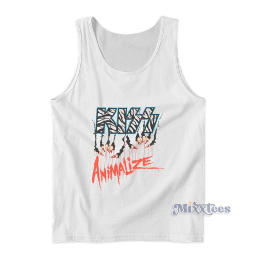 Kiss Animalize Tank Top For Unisex