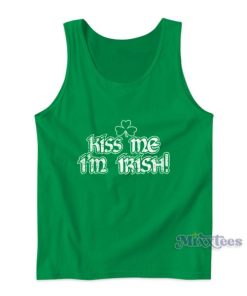 Kiss Me I’m Irish St Patrick’s Day Juniors Tank Top
