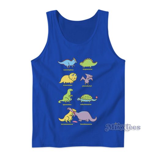 Know Your Dinosaurs Tank Top for Unisex