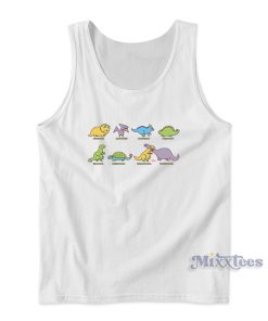 Know Your Dinosaurs Tank Top for Unisex