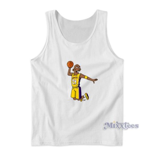 Kobe Bryant Simpsonized Tank Top for Unisex