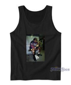 Kobe Bryant Sitting With Trophy Tank Top for Unisex Kobe Bryant Sitting With Trophy Tank Top for Unisex