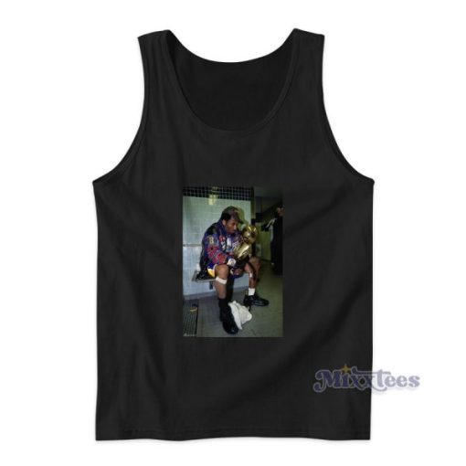 Kobe Bryant Sitting With Trophy Tank Top for Unisex