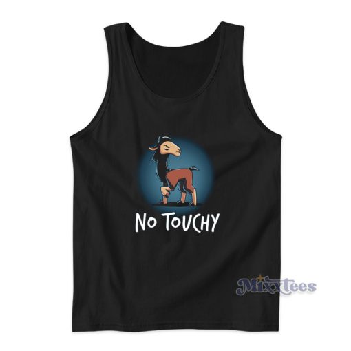 Kuzco Llama No Touchy Tank Top For Unisex