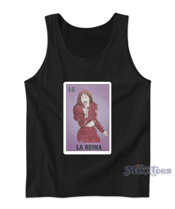 La Reina Selena Quintanilla Perez Card Tank Top La Reina Selena Quintanilla Perez Card Tank Top