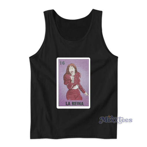 La Reina Selena Quintanilla Perez Card Tank Top