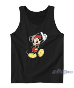 Ladies Justin Bieber Mickey Mouse Tank Top for Unisex