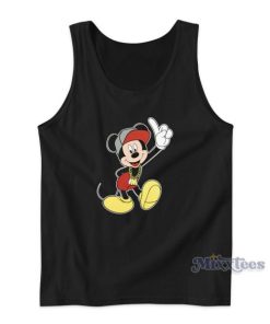 Ladies Justin Bieber Mickey Mouse Tank Top for Unisex