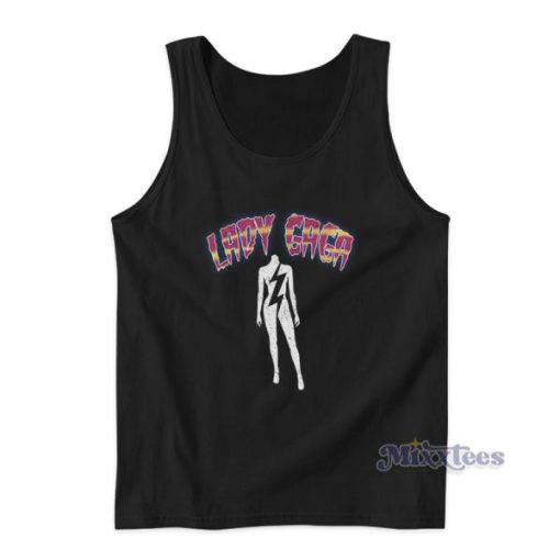 Lady Gaga Mannequin Lightning Tank Top For Unisex