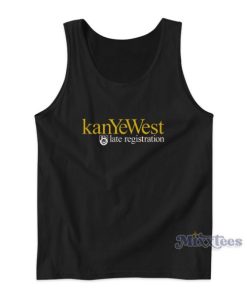 Late Registration Kanye West Tank Top For Unisex