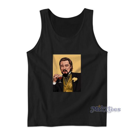 Laughing Leonardo DiCaprio Tank Top for Unisex