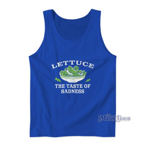 Lettuce The Taste Of Sadness Spiderman Tank Top